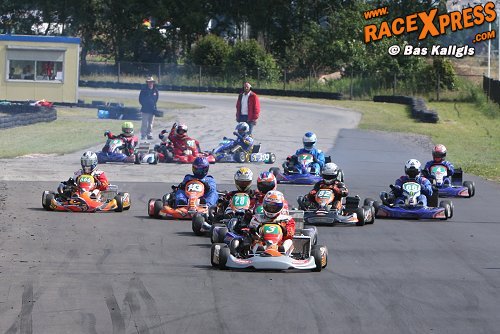 Startcrash op achtergrond